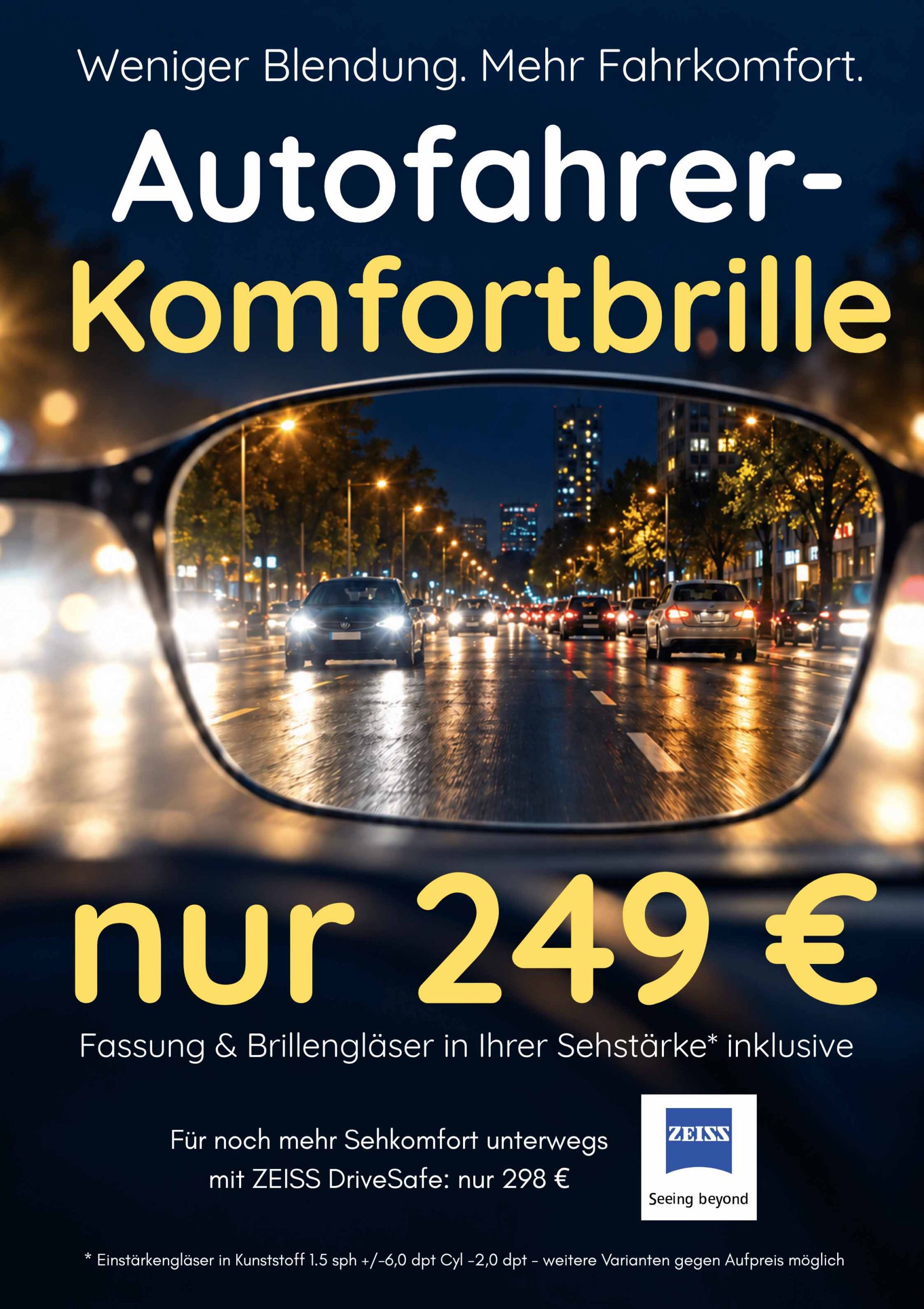 AHH Autofahrer-Komfortbrille Kurzsichtigkeit bremsen. Jetzt.